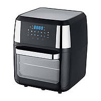 Аерогриль-фритюрниця Sokany SK-ZG-8029 1800 Вт на 12 л Чорний