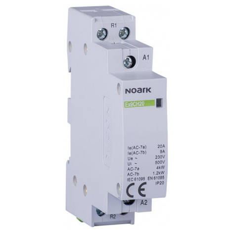 Модульний контактор Noark 20А 2NO 220/230V Ex9CH2020 102399, фото 1