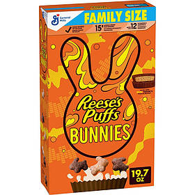 Сухі сніданки Reese's Puffs Bunnies Breakfast Cereal 558g