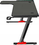 Геймерський ігровий стіл Cortek SKY L-Shape Black, фото 4