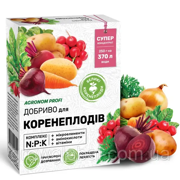 Добриво для коренеплодів 250 г "Агроном Профі", мінеральне комплексне