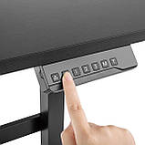 Геймерський ігровий стіл Ergo Office ER-434 Grey, фото 5