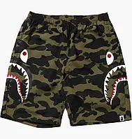 Urbanshop com ua Шорти чоловічі Bape 1St Camo Side Shark Beach Shorts Camo/Olive 1I30153020GRN РОЗМІРИ