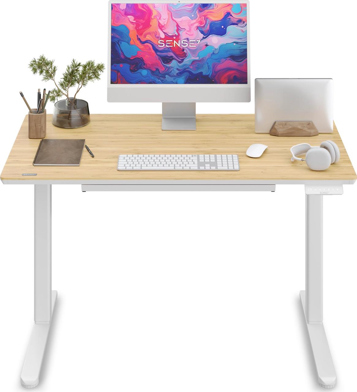 Геймерський ігровий стіл Sense7 Newai White/Beige