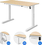 Геймерський ігровий стіл Sense7 Newai White/Beige, фото 6