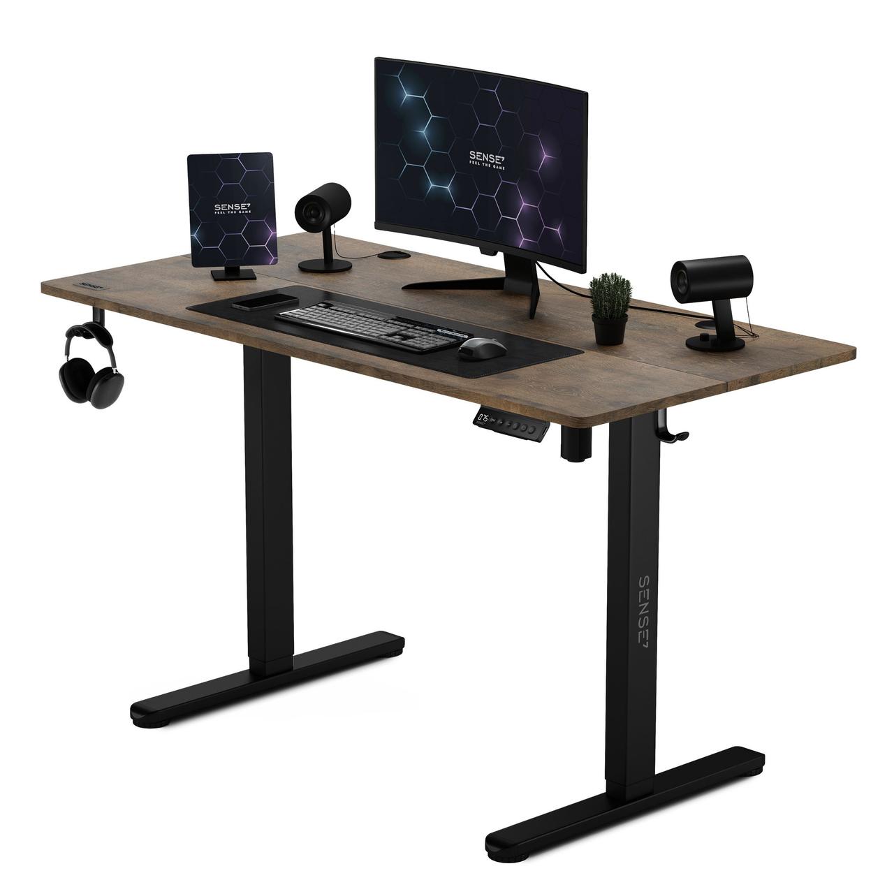 Геймерський ігровий стіл Sense7 Nojo Black Oak