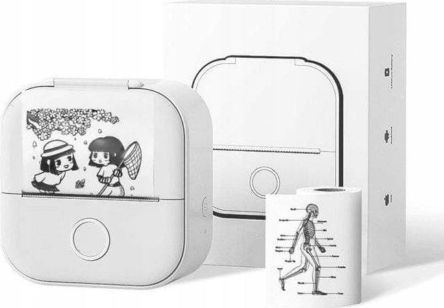 Принтер наклейок Phomemo T02 White