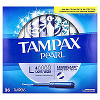 Tampax, перловий, легкий, без запаху` 36 тампонів Дніпр Дніпро
