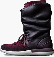 Urbanshop com ua Чоботи жіночі Nike Roshe Two Flyknit Hi Black/Bordo 861708-600 РОЗМІРИ ЗАПИТУЙТЕ