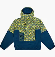 Urbanshop com ua Анорак чоловічий Nike Nrg Acg Aop Lightweight Fleece Jacket Blue/Yellow CK3106-432 РОЗМІРИ