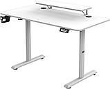 Геймерський ігровий стіл Ultradesk Highlander White (UDESK-HG-WT), фото 5