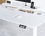 Геймерський ігровий стіл Ultradesk Highlander White (UDESK-HG-WT), фото 9