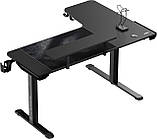 Геймерський ігровий стіл Ultradesk Winger Black (UDESK-WI-BKA/BKB), фото 5