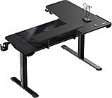 Геймерський ігровий стіл Ultradesk Winger Black (UDESK-WI-BKA/BKB), фото 8