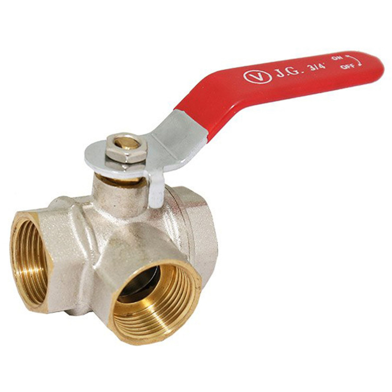 Кран триходовий 1" (для води) Valve JG
