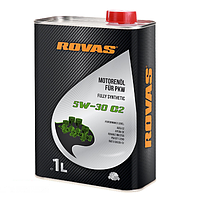 Олива синтетична моторна для автомобілів Rovas 5W-30 C2 1л