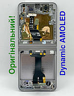 Дисплей з рамою б/в уцінка Samsung F741 Galaxy Z Flip 6 silver shadow оригінал