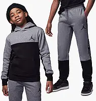 Urbanshop com ua Спортивний костюм дитячий Air Jordan Grade School Sideline Fleece Grey/Black