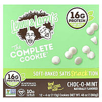 Lenny & Larry's, The Complete Cookie®, шоколад із м'ятою, 12 різновидів печива, 113 г (4 унції)