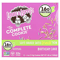 Lenny & Larry's, The Complete Cookie®, святковий торт, 12 печінки, 113 г (4 унції)