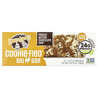Lenny&Larry's, Cookie-Fied® Big Bar, арахісова паста та шоколадна крихта, 12 батончиків по 90 г (3,17