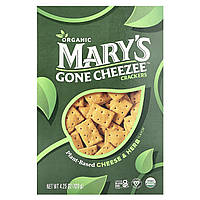 Mary's Gone Crackers, Mary's Gone Cheezee Plant-Based Cheese & Herb, 4.25 oz (120 g) Днепр
