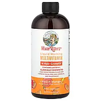 MaryRuth's, Liquid Morning Multivitamin + Hair Growth, персик і манго, 450 мл (15,22 рідко. унці.)
