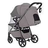 Коляска прогулянкова дитяча CARRELLO Bravo Carbon CRL-5530 Extreme Grey Сіра, фото 3