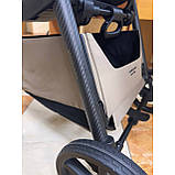 Коляска прогулянкова дитяча CARRELLO Bravo Carbon CRL-5530 Frost Beige Бежева, фото 3