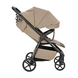 Коляска прогулянкова дитяча CARRELLO Bravo Carbon CRL-5530 Frost Beige Бежева, фото 4