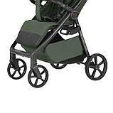 Коляска прогулянкова дитяча CARRELLO Bravo Carbon CRL-5530 Tropic Green Зелена, фото 3
