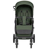 Коляска прогулянкова дитяча CARRELLO Bravo Carbon CRL-5530 Tropic Green Зелена, фото 4