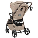 Коляска прогулянкова дитяча CARRELLO Bravo M/Lite CRL-5529 Glossy Beige Бежева, фото 7