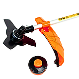 Якісна мотокоса Husqvarna 460 RII Газонокосарка для саду Потужна бензокоса 4,6кВт для високої трави, фото 3