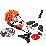 Якісна мотокоса Husqvarna 460 RII Газонокосарка для саду Потужна бензокоса 4,6кВт для високої трави, фото 4