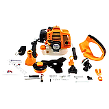 Якісна мотокоса Husqvarna 460 RII Газонокосарка для саду Потужна бензокоса 4,6кВт для високої трави, фото 6