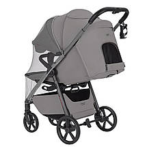 Коляска прогулянкова дитяча CARRELLO Bravo Carbon CRL-5530 Extreme Grey Сіра, фото 2