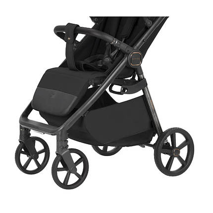 Коляска прогулянкова дитяча CARRELLO Bravo Carbon CRL-5530 Deep Black Чорна, фото 2