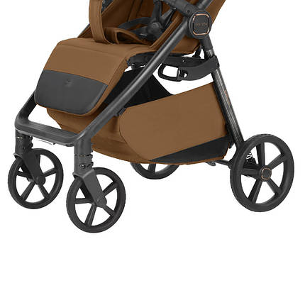 Коляска прогулянкова дитяча CARRELLO Bravo Carbon CRL-5530 Ginger Beige Коричнева, фото 2