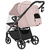 Коляска прогулянкова дитяча CARRELLO Bravo M/Lite CRL-5529 Club Beige Рожева, фото 6