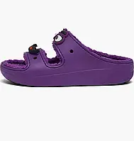 Urbanshop com ua Тапочки унісекс CROCS X McdonaldS Grimace Lined Classic Cozzzy Slide Sandals Violet