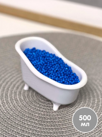 Пінопластові кульки Синіі, 2-4 мм., об’єм 500 мл