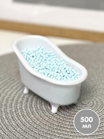 Пінопластові кульки Блакитні, 2-4 мм., об’єм 500 мл