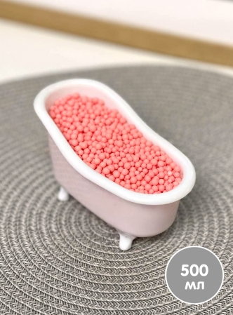 Пінопластові кульки Рожеві, 2-4 мм., об’єм 500 мл