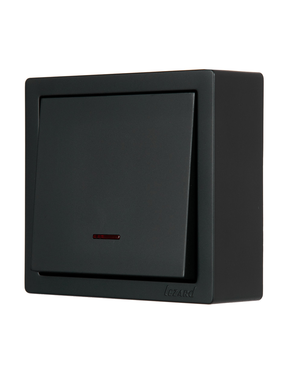 Вимикач накладний з підсвіткою Lezard LETO 10A, 250V, фото 1