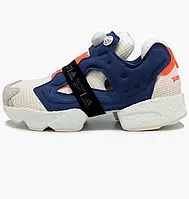 Urbanshop com ua Кросівки унісекс Reebok Instapump Fury Boost Classic White/Club Blue/Solar Orange FU9240