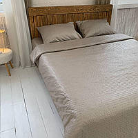 Постільна білизна жатка полуторний розмір колір "капучино"