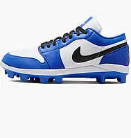 Urbanshop com ua Бутси чоловічі Air Jordan 1 Retro Mcs Low Baseball Cleats White/Blue CJ8524-411 РОЗМІРИ