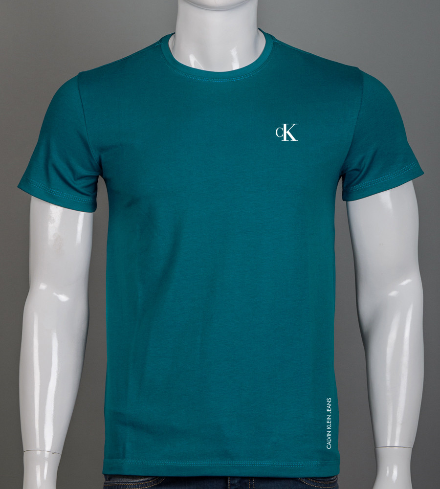 Футболка чоловіча Calvin Klein 2418м (Уп.4шт M-XXL), Смарагдовий