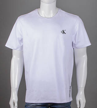 Футболка батал Calvin Klein 2418б (Уп.4шт 3XL,4XL), Білий
